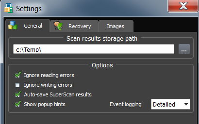 Autosave results